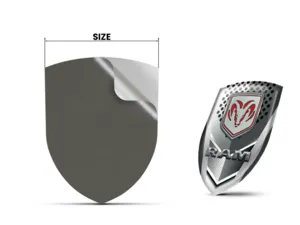 Dodge Windschutzaufkleber Premium Stilvoll Hochwertig